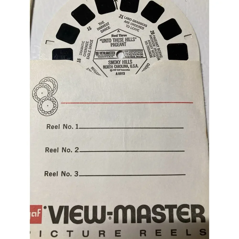 View-Master Vintage 1950 Viewer w/ Bible Story & Many Packages Of Reels Sleeves